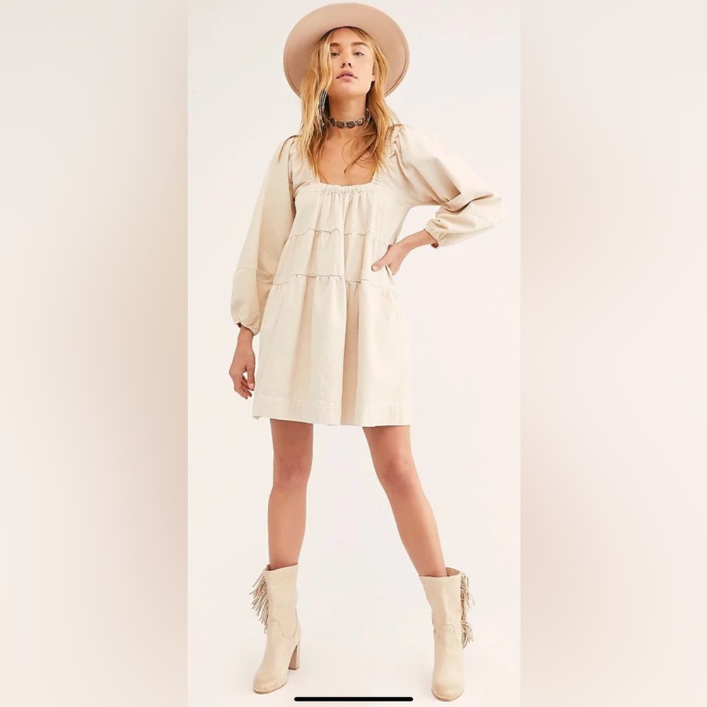 Free People Lou Jean Babydoll Dress